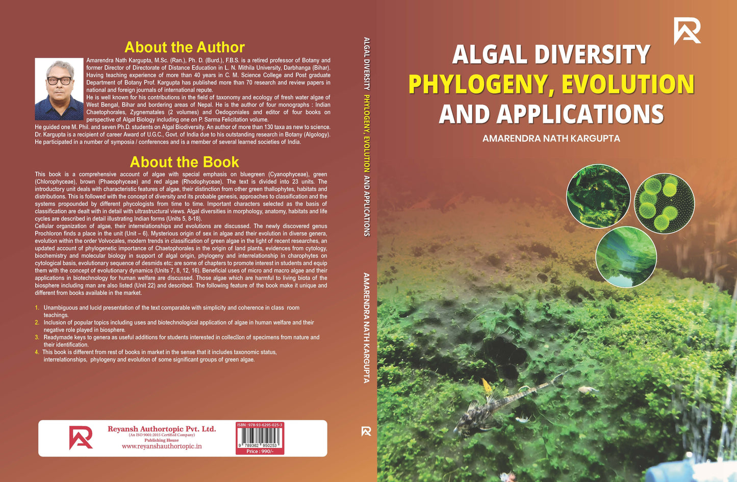 ALGAL DIVERSITY : PHYLOGENY, EVOLUTION AND APPLICATIONS