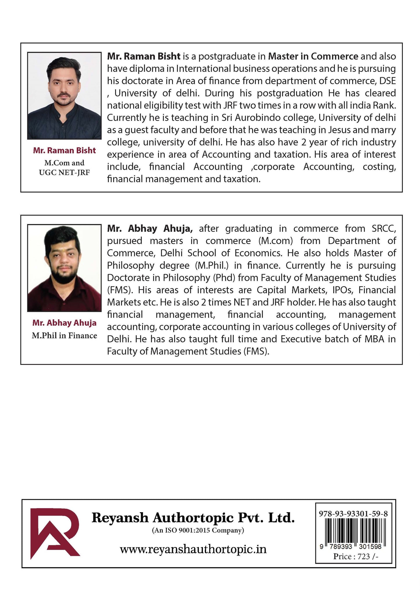 Management of Financial Institution And Services