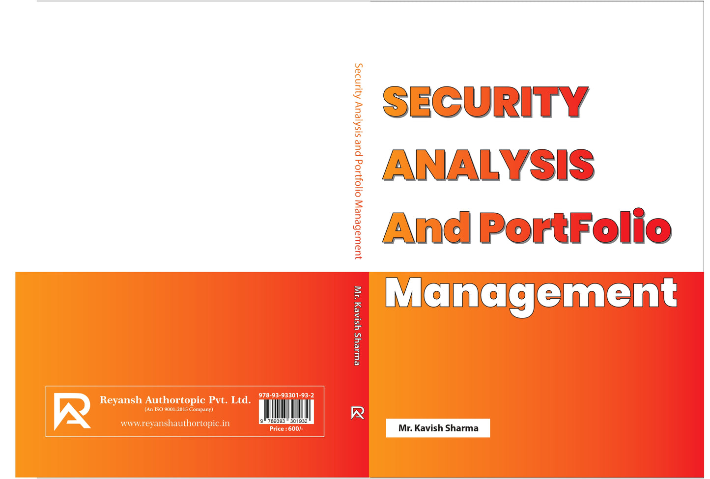 Security Analysis and Portfolio Management