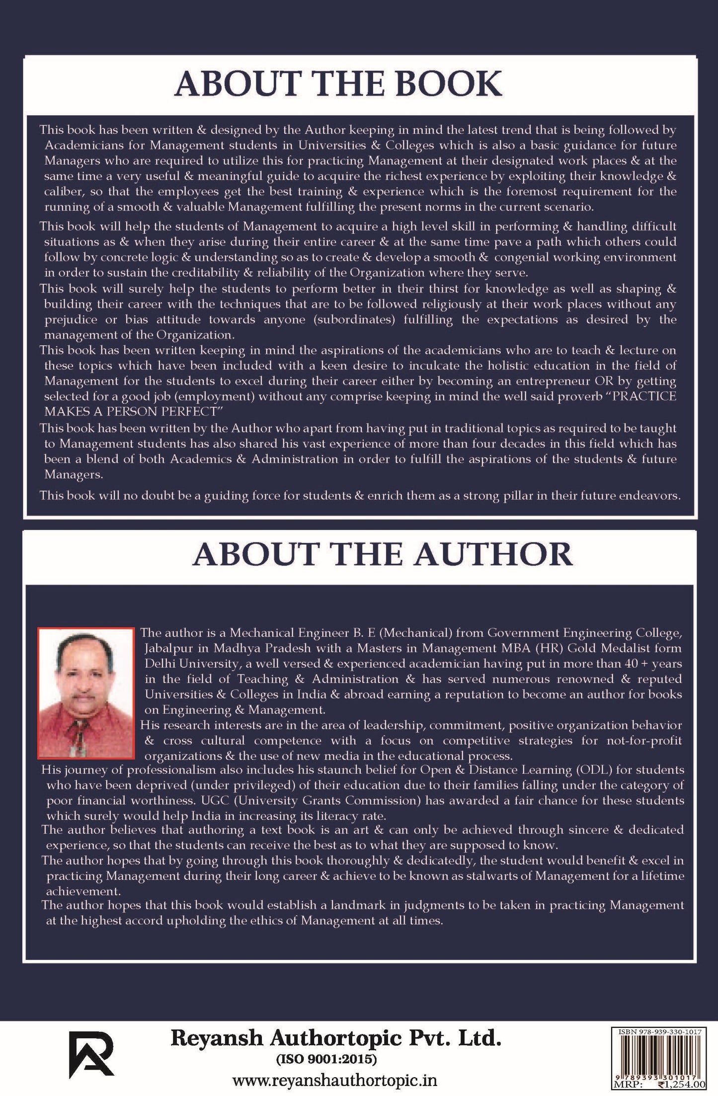 MANAGEMENT ADMINISTRATION & ADMINISTRATOR